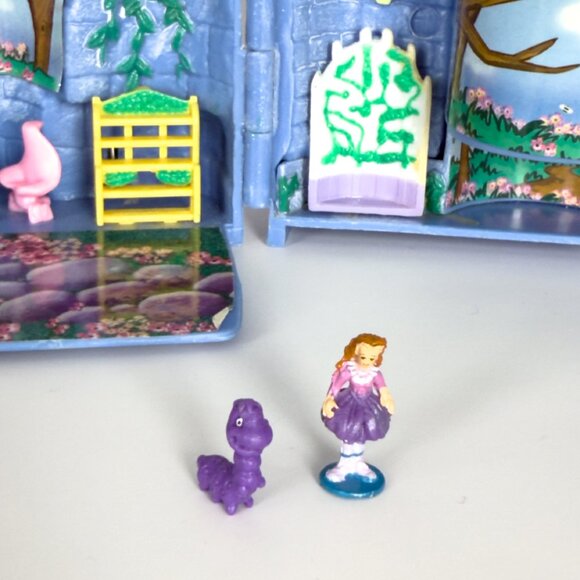 1996 Polly Pocket Starcastle Garden Flower Butterfly Castle Bluebird Vintage Toy - Picture 6 of 12